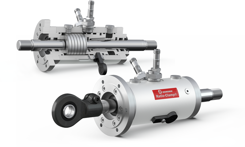 Locking unit Ratio-Clamp® clamping head and locking unit Clamping unit or clamping head - the Ratio-Clamp® locking unit is used for direct rod locking